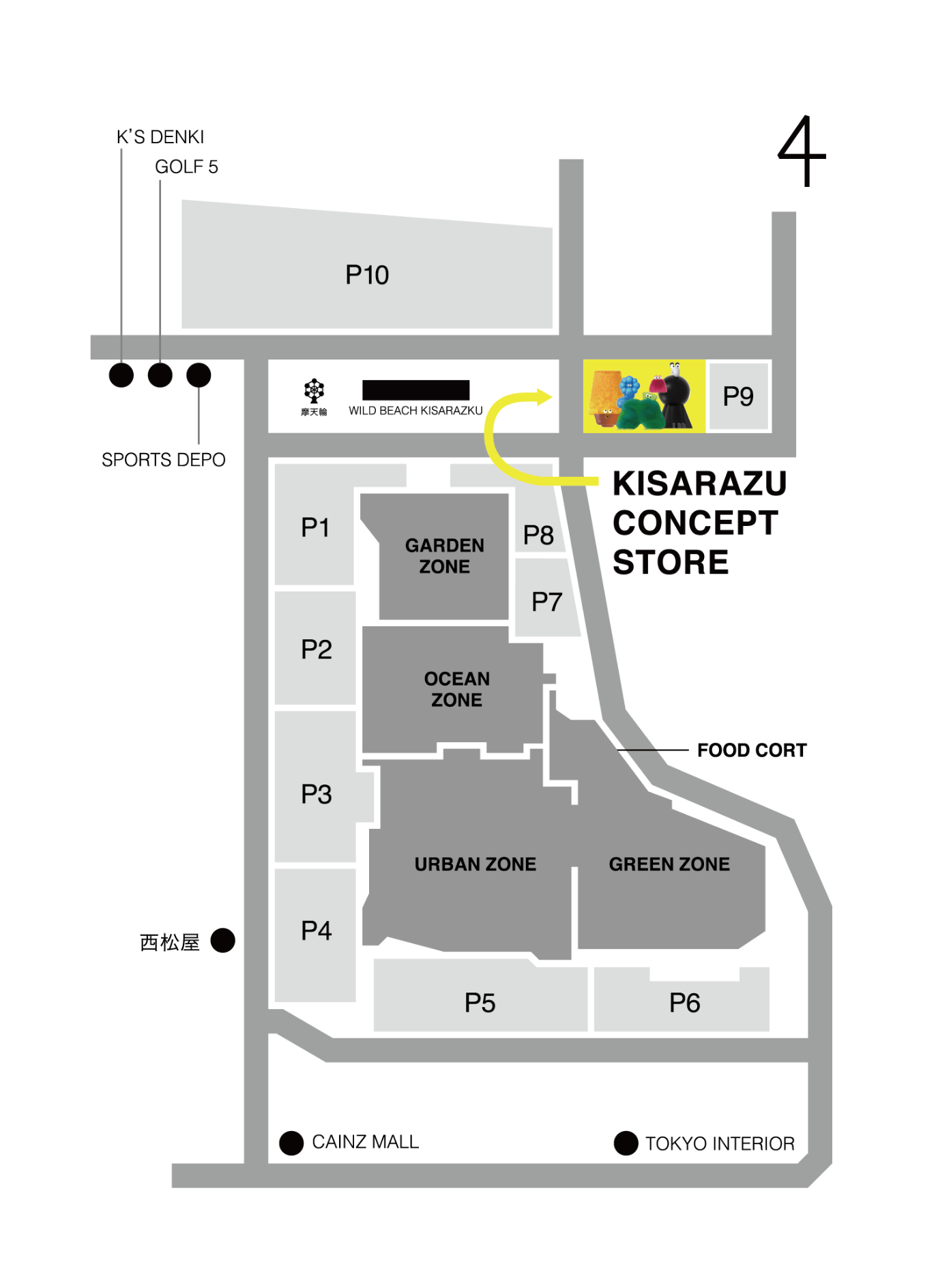 KISARAZU CONCEPT STORE 地図